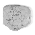 Kay Berry Inc Kay Berry- Inc. 65020 Life Is A Shade Better - Garden Accent - 11 Inches x 10 Inches 65020